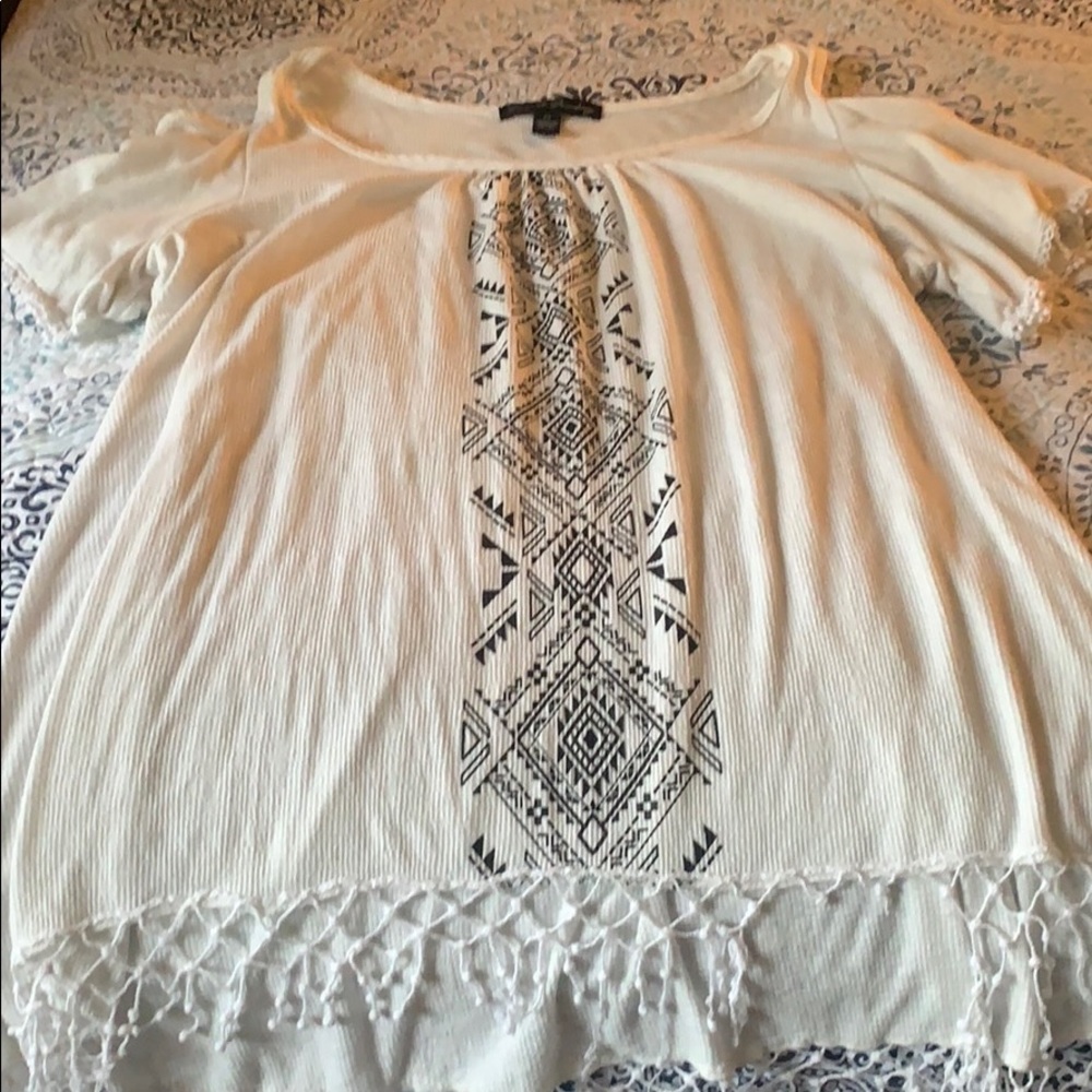 Cold shoulder shirt